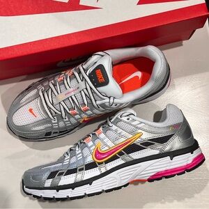 Nike P-6000 Sneakers “White/Metallic Platinum/Hyper Crimson/Laser Fuchsia”